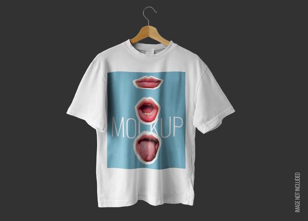 White T-Shirt Mockup Psd
