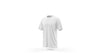 White T-Shirt Mockup Template Isolated, Front View Psd