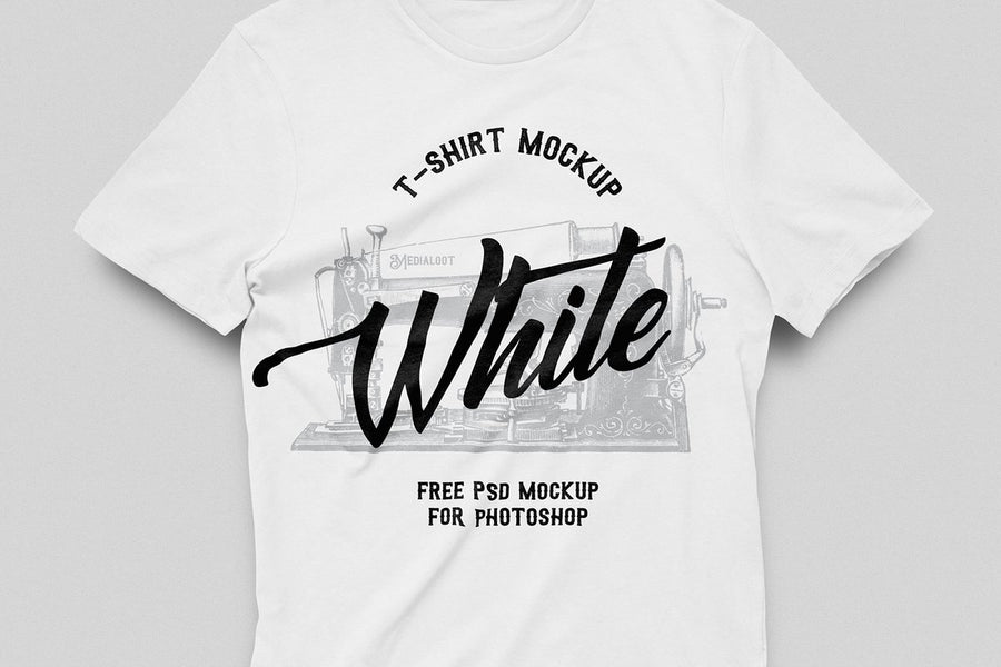 White T-Shirt Mockup