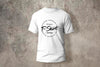 White T-Shirt With Silkscreen Mockup Psd