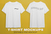 White T-Shirts Mockup Design Psd