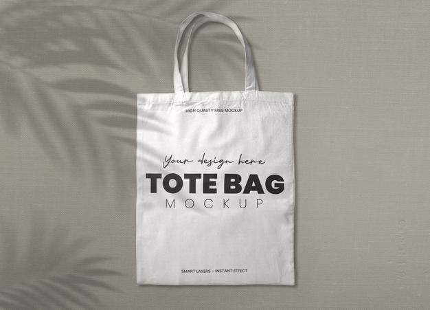 White Tote Bag Mockup Psd