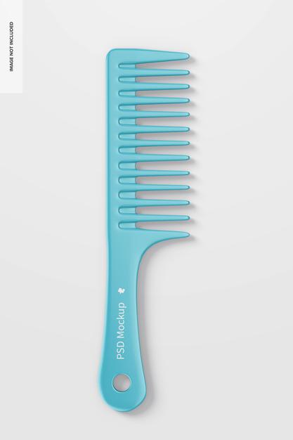 Wide Tooth Comb Mockup Psd