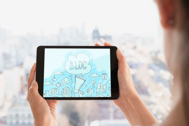 Wifi Connection For Tablet Mock-Up Psd