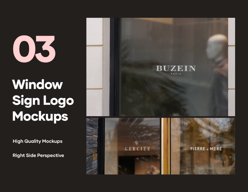 Window Logo Mockups