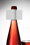 Wine Bottle Label  And Glass Mock Up Close Up Psd