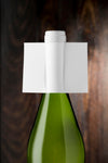 Wine Bottle Label  Mock Up Close Up Psd