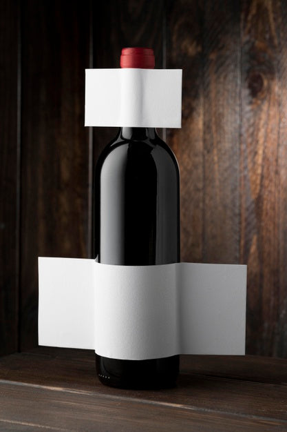 Wine Bottle Label Mock Up Psd