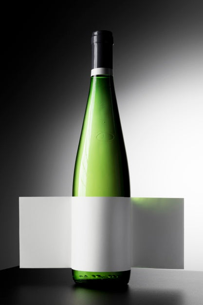 Wine Bottle Label Mock Up Psd