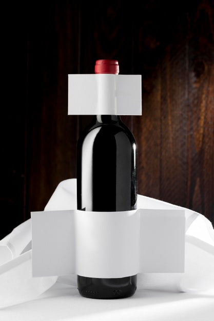 Wine Bottle Label Mock Up Psd