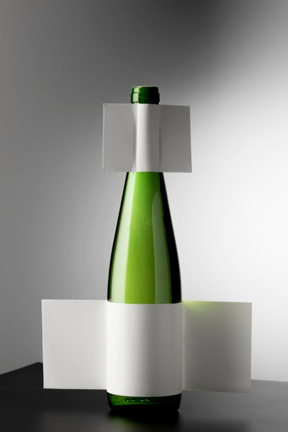 Wine Bottle Label Mock Up Psd