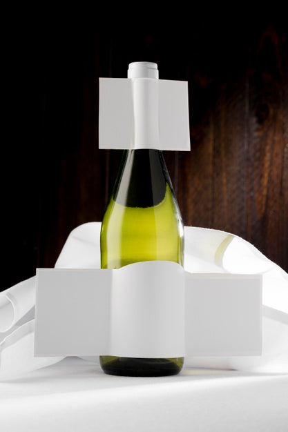 Wine Bottle Label Mock Up Psd