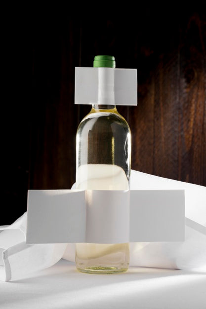 Wine Bottle Label Mock Up Psd