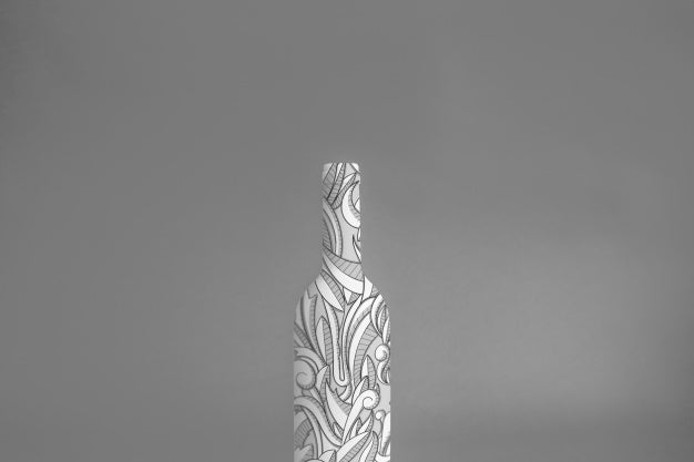 Wine Bottle Mockup Psd