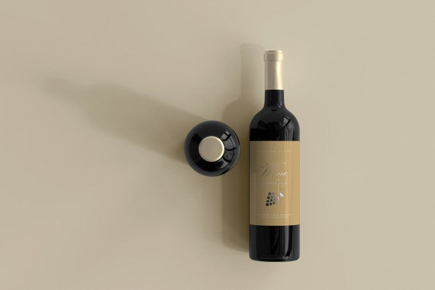 Wine Bottle Mockup Psd