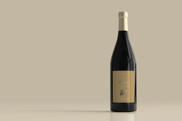 Wine Bottle Mockup Psd