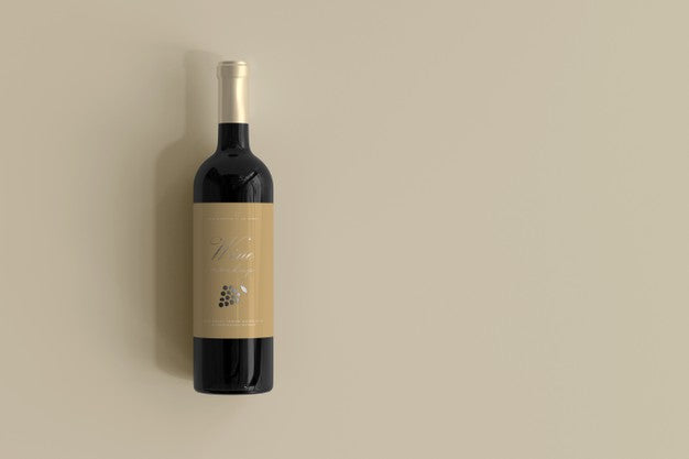 Wine Bottle Mockup Psd