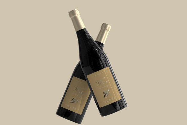 Wine Bottle Mockup Psd