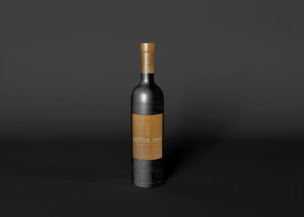 Wine Bottle Mockup Psd