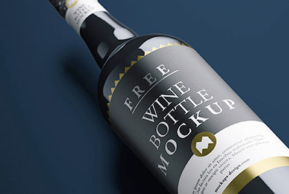 Wine Bottle Mockup