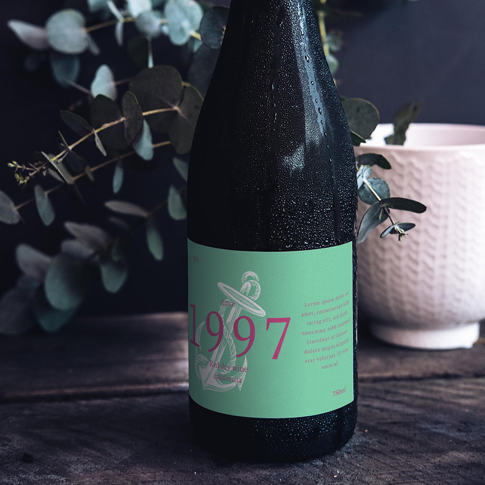 Wine Bottle Mockup