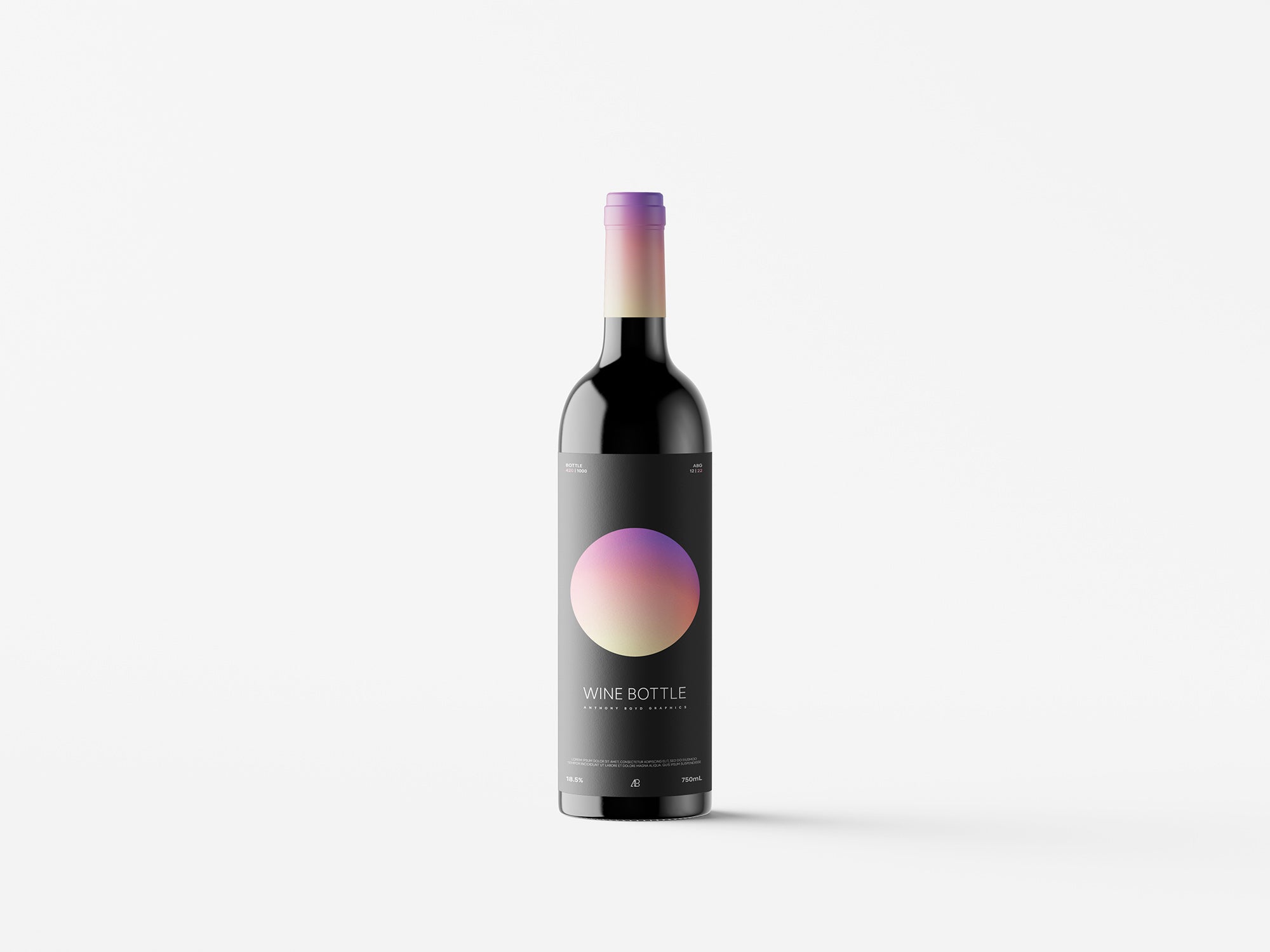 Wine Bottle Mockup