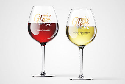 Wine Glass Mockup