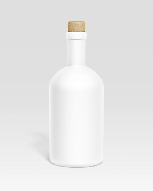 Wine Matt Bottle Mockup