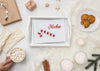 Winter Hygge Assortment With Card Mock-Up Psd