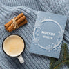 Winter Hygge Composition With Card Mock-Up Psd