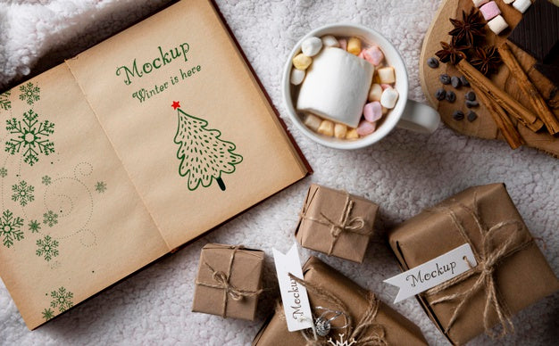 Winter Hygge Concept With Mock-Up Psd