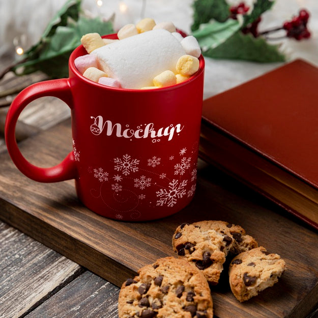 Winter Hygge Concept With Mock-Up Psd