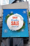 Winter Sale Billboard Sign Psd