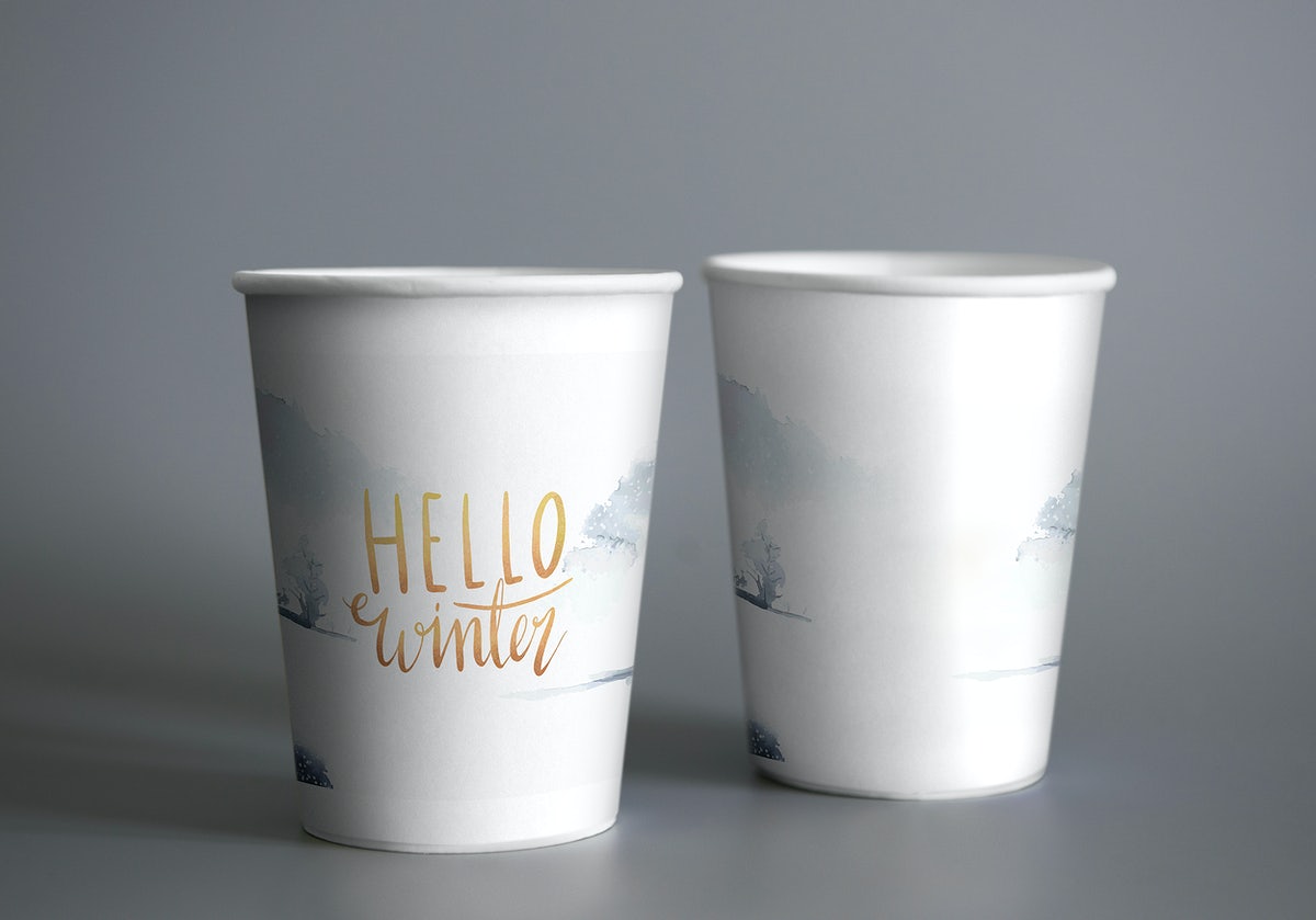 Winter Season Typography Design Mockup