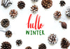 Winter Season Typography Design Mockup