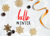 Winter Season Typography Design Mockup
