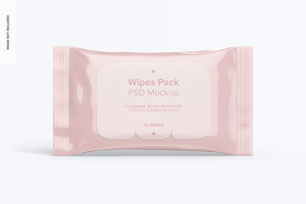 Wipes Pack Mockup Psd