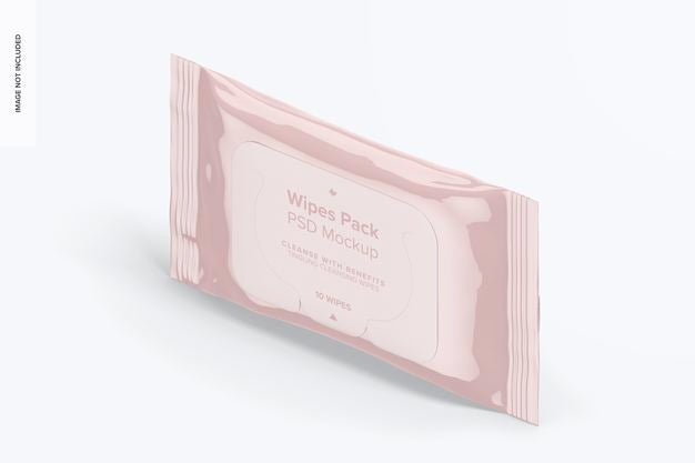 Wipes Pack Mockup Psd