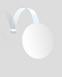 Wobbler Hanging On Wall Mockup Psd