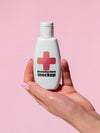 Woman Hand Holding Disinfection Bottle Mock-Up Psd