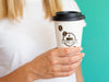 Woman Holding A Coffee Paper Cup Mock-Up Psd
