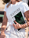 Woman Holding A Nature Magazine Mock Up Psd