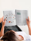 Woman Lain Down And Reading A Magazine Mock Up Psd