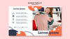 Woman Looking At A Blouse In Clothing Store Banner Psd