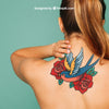 Woman Mockup For Tattoo Art On Back Psd