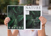 Woman Reading Nature Magazine Mock Up Psd