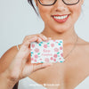 Woman, Smile And Mock Up Of Business Card Psd