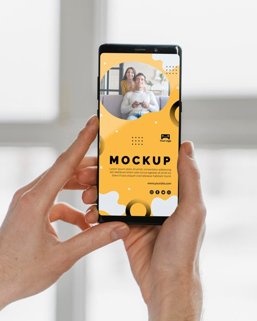 Woman Using Mobile Psd