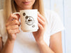 Woman Wanting To Drink From A Coffee Mug Psd