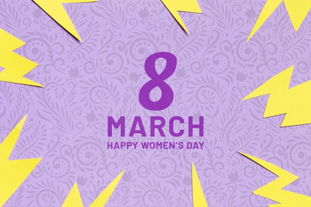 Woman'S Day Concept Mock-Up Psd